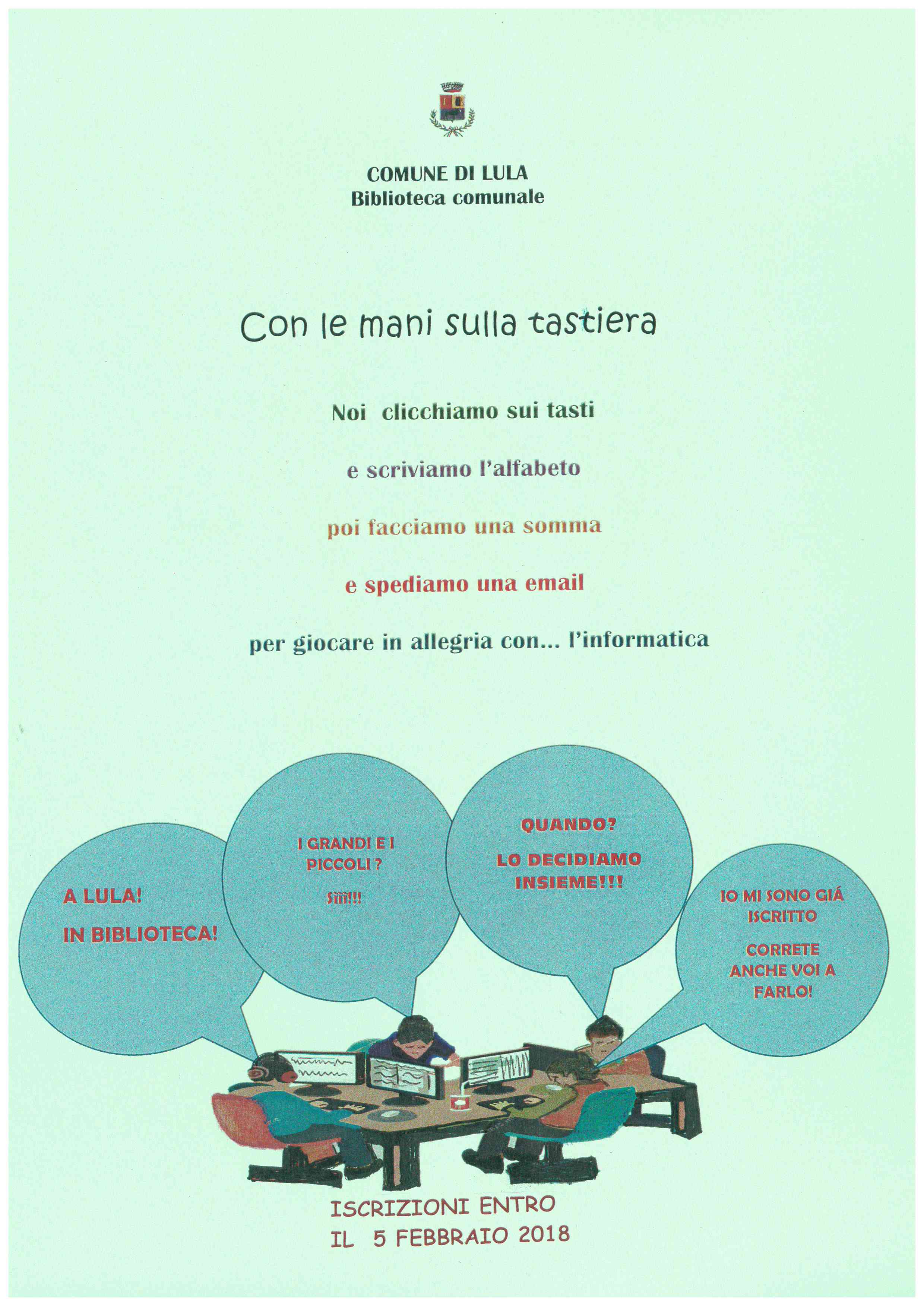 Con le mani sulla tastiera